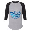 Unisex Three-Quarter Raglan Sleeve Baseball Jersey T-Shirt Thumbnail