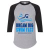 Unisex Three-Quarter Raglan Sleeve Baseball Jersey T-Shirt Thumbnail