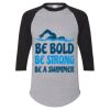 Unisex Three-Quarter Raglan Sleeve Baseball Jersey T-Shirt Thumbnail