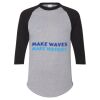 Unisex Three-Quarter Raglan Sleeve Baseball Jersey T-Shirt Thumbnail