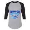 Unisex Three-Quarter Raglan Sleeve Baseball Jersey T-Shirt Thumbnail