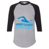 Unisex Three-Quarter Raglan Sleeve Baseball Jersey T-Shirt Thumbnail