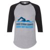 Unisex Three-Quarter Raglan Sleeve Baseball Jersey T-Shirt Thumbnail