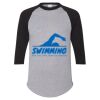 Unisex Three-Quarter Raglan Sleeve Baseball Jersey T-Shirt Thumbnail