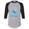 Unisex Three-Quarter Raglan Sleeve Baseball Jersey T-Shirt Thumbnail