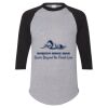 Unisex Three-Quarter Raglan Sleeve Baseball Jersey T-Shirt Thumbnail