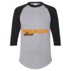 Unisex Three-Quarter Raglan Sleeve Baseball Jersey T-Shirt Thumbnail