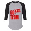 Unisex Three-Quarter Raglan Sleeve Baseball Jersey T-Shirt Thumbnail