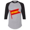 Unisex Three-Quarter Raglan Sleeve Baseball Jersey T-Shirt Thumbnail