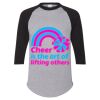 Unisex Three-Quarter Raglan Sleeve Baseball Jersey T-Shirt Thumbnail