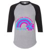 Unisex Three-Quarter Raglan Sleeve Baseball Jersey T-Shirt Thumbnail