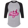 Unisex Three-Quarter Raglan Sleeve Baseball Jersey T-Shirt Thumbnail