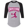 Unisex Three-Quarter Raglan Sleeve Baseball Jersey T-Shirt Thumbnail