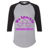 Unisex Three-Quarter Raglan Sleeve Baseball Jersey T-Shirt Thumbnail