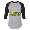 Unisex Three-Quarter Raglan Sleeve Baseball Jersey T-Shirt Thumbnail