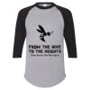 Unisex Three-Quarter Raglan Sleeve Baseball Jersey T-Shirt Thumbnail