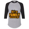 Unisex Three-Quarter Raglan Sleeve Baseball Jersey T-Shirt Thumbnail