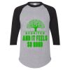 Unisex Three-Quarter Raglan Sleeve Baseball Jersey T-Shirt Thumbnail