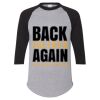 Unisex Three-Quarter Raglan Sleeve Baseball Jersey T-Shirt Thumbnail