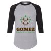Unisex Three-Quarter Raglan Sleeve Baseball Jersey T-Shirt Thumbnail