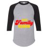 Unisex Three-Quarter Raglan Sleeve Baseball Jersey T-Shirt Thumbnail