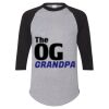 Unisex Three-Quarter Raglan Sleeve Baseball Jersey T-Shirt Thumbnail