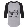 Unisex Three-Quarter Raglan Sleeve Baseball Jersey T-Shirt Thumbnail