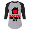 Unisex Three-Quarter Raglan Sleeve Baseball Jersey T-Shirt Thumbnail