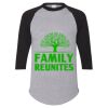 Unisex Three-Quarter Raglan Sleeve Baseball Jersey T-Shirt Thumbnail