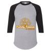 Unisex Three-Quarter Raglan Sleeve Baseball Jersey T-Shirt Thumbnail