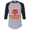 Unisex Three-Quarter Raglan Sleeve Baseball Jersey T-Shirt Thumbnail
