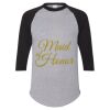 Unisex Three-Quarter Raglan Sleeve Baseball Jersey T-Shirt Thumbnail