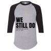 Unisex Three-Quarter Raglan Sleeve Baseball Jersey T-Shirt Thumbnail