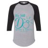 Unisex Three-Quarter Raglan Sleeve Baseball Jersey T-Shirt Thumbnail