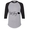 Unisex Three-Quarter Raglan Sleeve Baseball Jersey T-Shirt Thumbnail