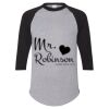 Unisex Three-Quarter Raglan Sleeve Baseball Jersey T-Shirt Thumbnail
