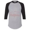 Unisex Three-Quarter Raglan Sleeve Baseball Jersey T-Shirt Thumbnail