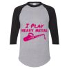 Unisex Three-Quarter Raglan Sleeve Baseball Jersey T-Shirt Thumbnail