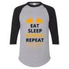 Unisex Three-Quarter Raglan Sleeve Baseball Jersey T-Shirt Thumbnail