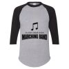 Unisex Three-Quarter Raglan Sleeve Baseball Jersey T-Shirt Thumbnail