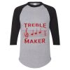 Unisex Three-Quarter Raglan Sleeve Baseball Jersey T-Shirt Thumbnail