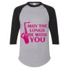 Unisex Three-Quarter Raglan Sleeve Baseball Jersey T-Shirt Thumbnail