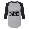 Unisex Three-Quarter Raglan Sleeve Baseball Jersey T-Shirt Thumbnail