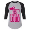 Unisex Three-Quarter Raglan Sleeve Baseball Jersey T-Shirt Thumbnail
