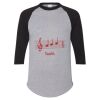 Unisex Three-Quarter Raglan Sleeve Baseball Jersey T-Shirt Thumbnail