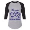 Unisex Three-Quarter Raglan Sleeve Baseball Jersey T-Shirt Thumbnail