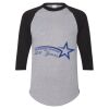 Unisex Three-Quarter Raglan Sleeve Baseball Jersey T-Shirt Thumbnail