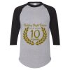 Unisex Three-Quarter Raglan Sleeve Baseball Jersey T-Shirt Thumbnail