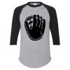 Unisex Three-Quarter Raglan Sleeve Baseball Jersey T-Shirt Thumbnail