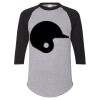 Unisex Three-Quarter Raglan Sleeve Baseball Jersey T-Shirt Thumbnail